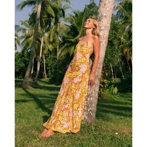 Billabong Retro Romance Midi Dress, Size Medium